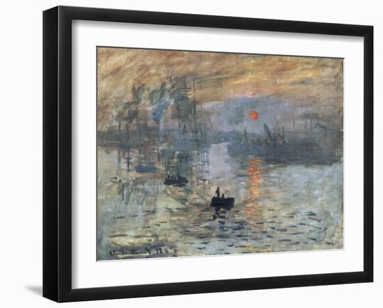 Impression, Sunrise-Claude Monet-Framed Art Print