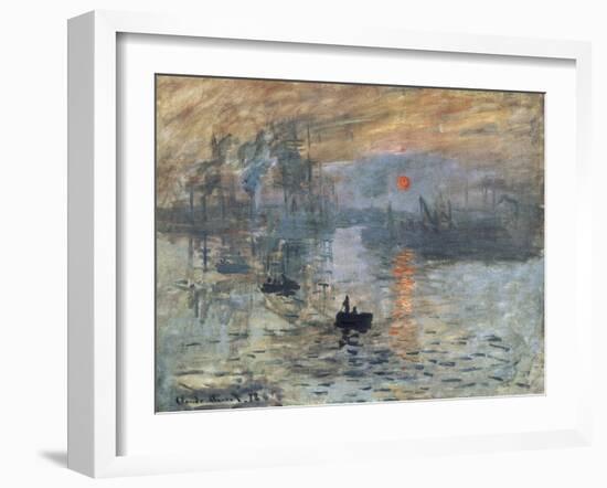 Impression, Sunrise-Claude Monet-Framed Art Print