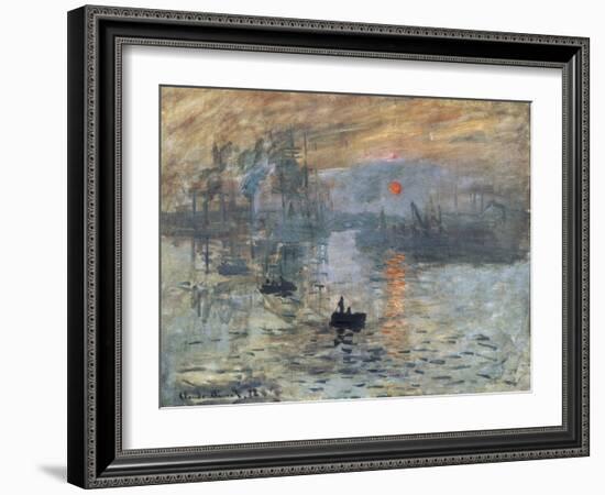 Impression, Sunrise-Claude Monet-Framed Art Print