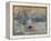 Impression, Sunrise-Claude Monet-Framed Stretched Canvas