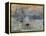 Impression, Sunrise-Claude Monet-Framed Stretched Canvas