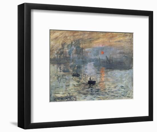 Impression, Sunrise-Claude Monet-Framed Premium Giclee Print