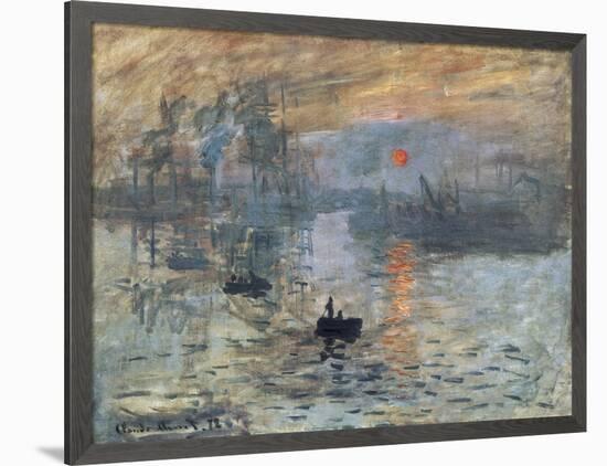 Impression, Sunrise-Claude Monet-Framed Art Print