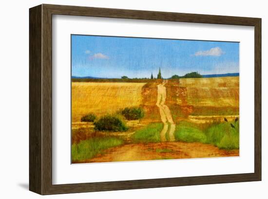 Impressionist Road-Chris Vest-Framed Art Print