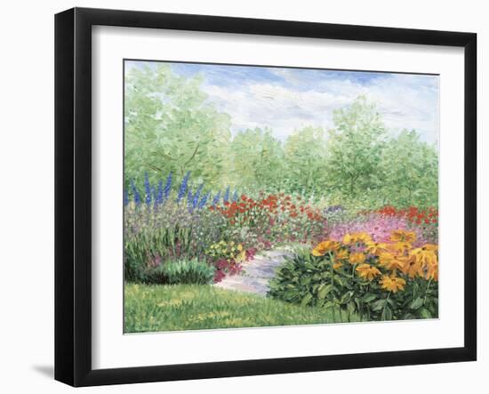 Impressionistic Garden-Kevin Dodds-Framed Giclee Print