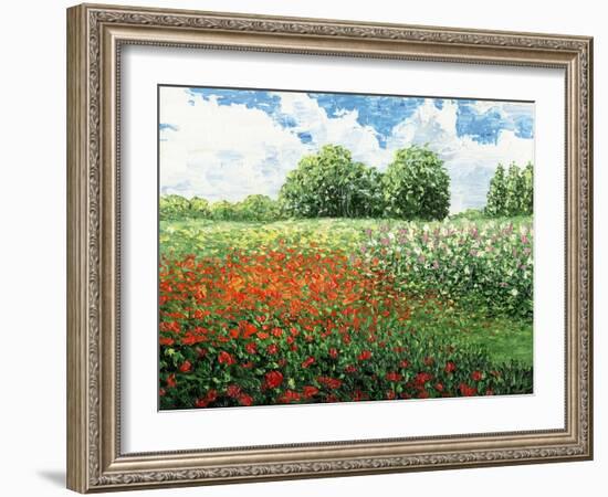 Impressionists Garden-Kevin Dodds-Framed Giclee Print