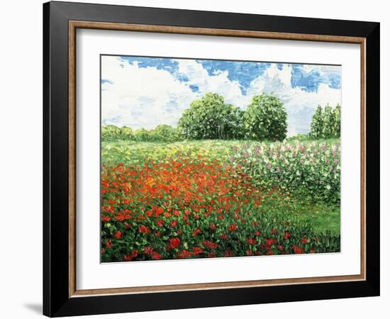 Impressionists Garden-Kevin Dodds-Framed Giclee Print