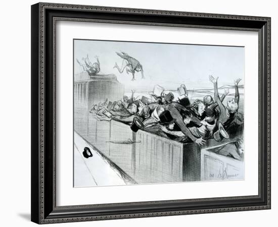 Impressions Et Compressions De Voyage-Honore Daumier-Framed Giclee Print