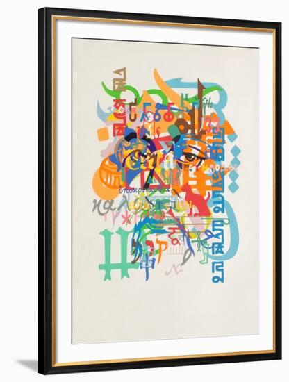 Imprimerie Nationale-Raymond Moretti-Framed Serigraph
