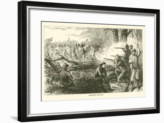 Impromptu Barricade, July 1863-null-Framed Giclee Print