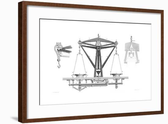 Improved Balance (To Weigh 2000 Ounces), 1866-Joseph Wilson Lowry-Framed Giclee Print