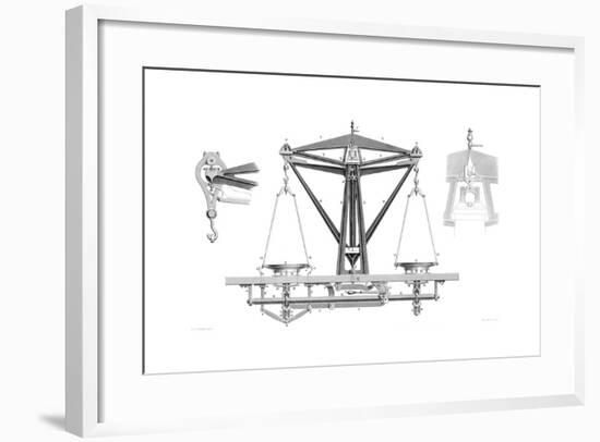 Improved Balance (To Weigh 2000 Ounces), 1866-Joseph Wilson Lowry-Framed Giclee Print