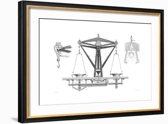 Improved Balance (To Weigh 2000 Ounces), 1866-Joseph Wilson Lowry-Framed Giclee Print