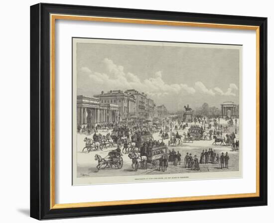 Improvements at Hyde Park-Corner, and New Statue of Wellington-Frank Watkins-Framed Giclee Print