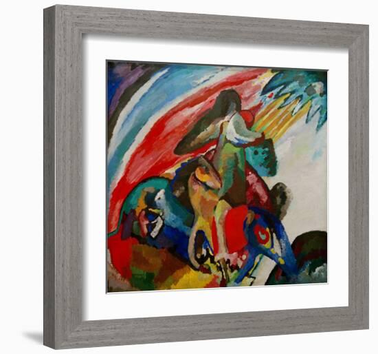 Improvisation 12, 1910-Wassily Kandinsky-Framed Giclee Print