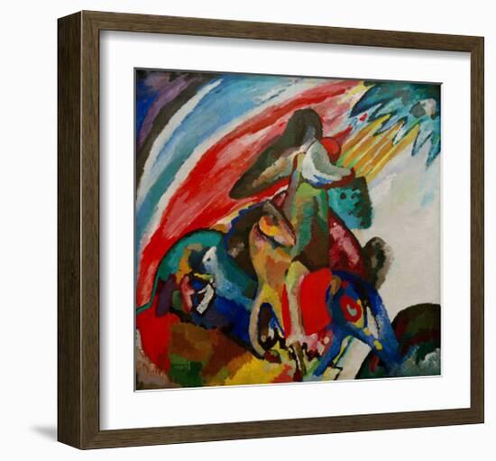 Improvisation 12, 1910-Wassily Kandinsky-Framed Giclee Print