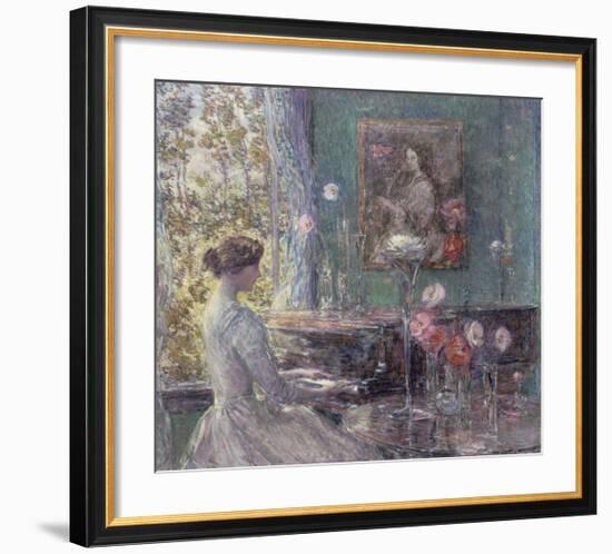 Improvisation, 1899-Childe Hassam-Framed Giclee Print