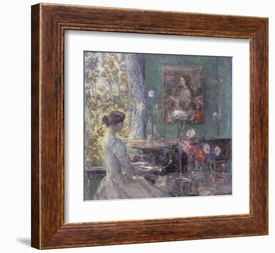 Improvisation, 1899-Childe Hassam-Framed Art Print