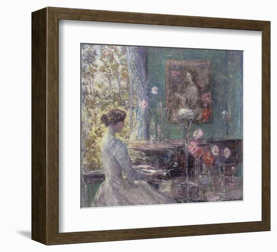 Improvisation, 1899-Childe Hassam-Framed Art Print