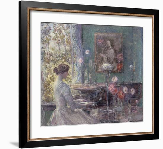 Improvisation, 1899-Childe Hassam-Framed Art Print