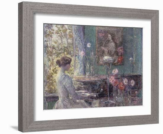 Improvisation, 1899-Childe Hassam-Framed Giclee Print