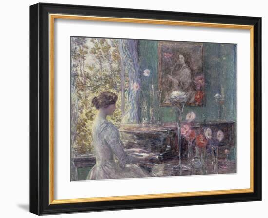 Improvisation, 1899-Childe Hassam-Framed Giclee Print