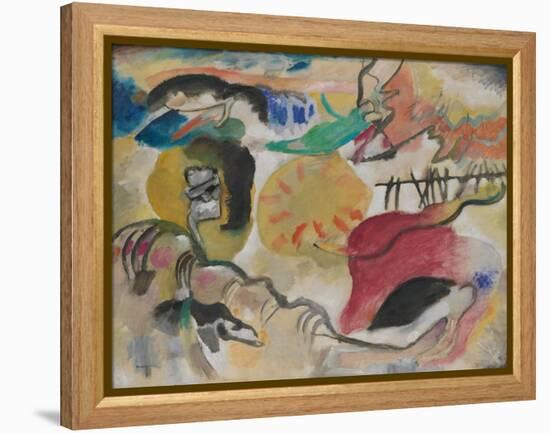 Improvisation 27 (Garden of Love Ii), 1912 (Oil on Canvas)-Wassily Kandinsky-Framed Premier Image Canvas