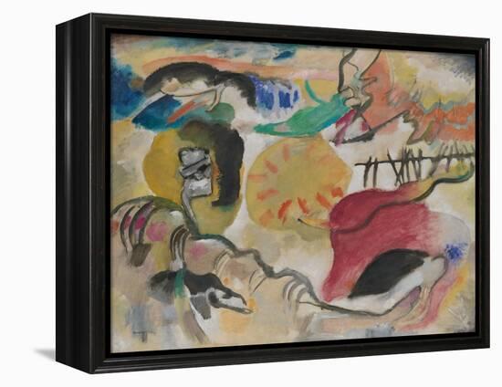 Improvisation 27 (Garden of Love Ii), 1912 (Oil on Canvas)-Wassily Kandinsky-Framed Premier Image Canvas