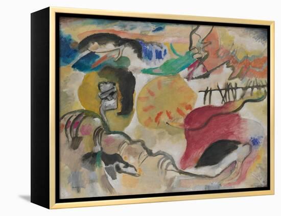 Improvisation 27 (Garden of Love Ii), 1912 (Oil on Canvas)-Wassily Kandinsky-Framed Premier Image Canvas