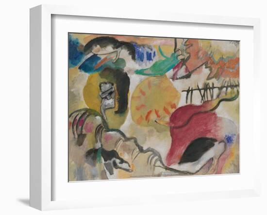 Improvisation 27 (Garden of Love II), 1912-Wassily Kandinsky-Framed Art Print