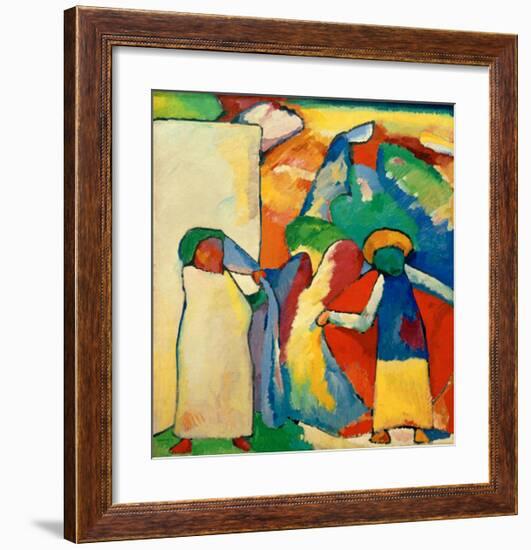 Improvisation 6, 1909-Wassily Kandinsky-Framed Giclee Print