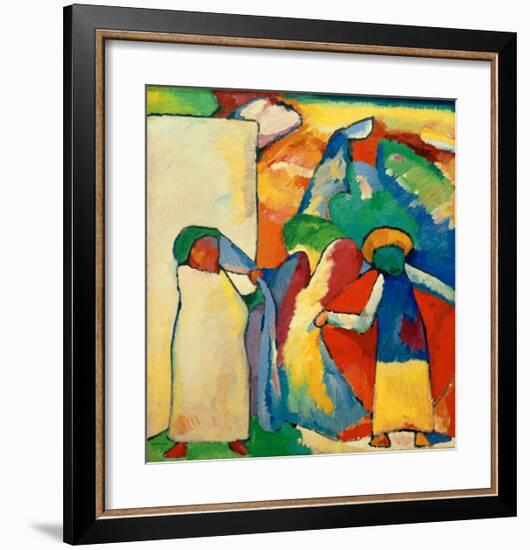 Improvisation 6, 1909-Wassily Kandinsky-Framed Giclee Print