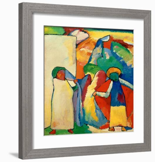 Improvisation 6, 1909-Wassily Kandinsky-Framed Giclee Print