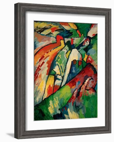 Improvisation 7 (Storm), 1910-Wassily Kandinsky-Framed Giclee Print