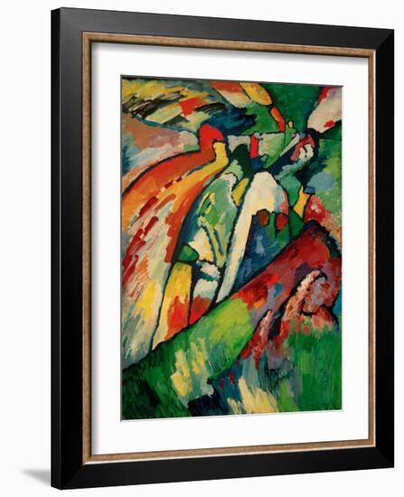 Improvisation 7 (Storm), 1910-Wassily Kandinsky-Framed Giclee Print