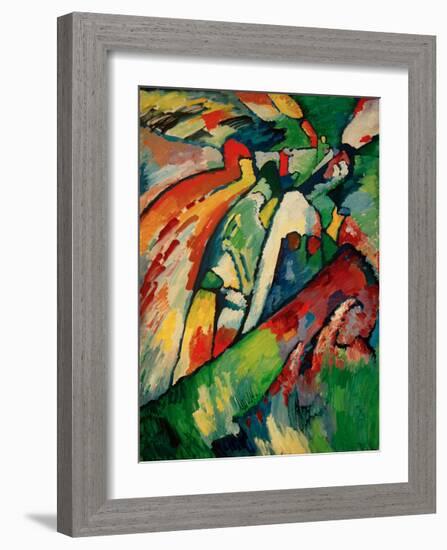 Improvisation 7 (Storm), 1910-Wassily Kandinsky-Framed Giclee Print