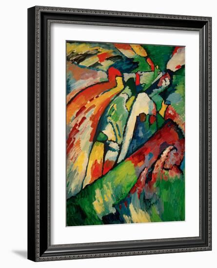 Improvisation 7 (Storm), 1910-Wassily Kandinsky-Framed Giclee Print