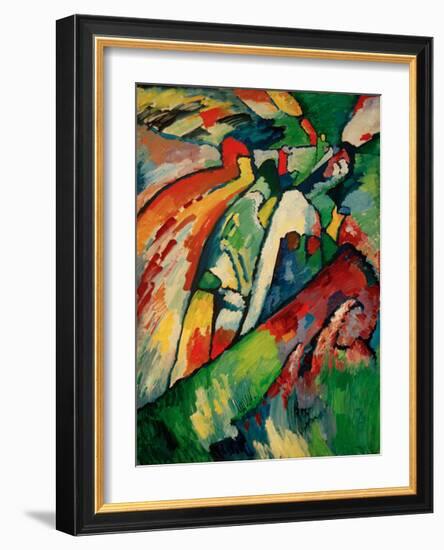 Improvisation 7 (Storm), 1910-Wassily Kandinsky-Framed Giclee Print