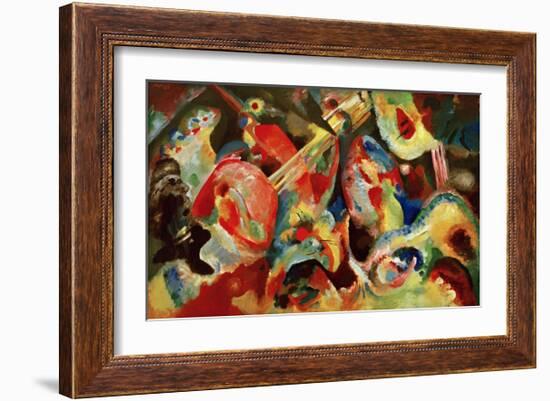 Improvisation Deluge, 1913-Wassily Kandinsky-Framed Giclee Print