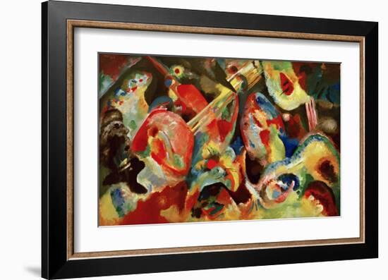 Improvisation Deluge, 1913-Wassily Kandinsky-Framed Giclee Print