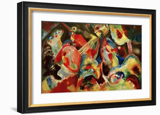 Improvisation Deluge, 1913-Wassily Kandinsky-Framed Giclee Print