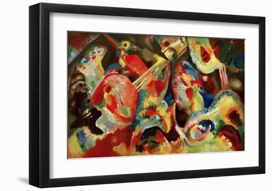 Improvisation Deluge, 1913-Wassily Kandinsky-Framed Giclee Print