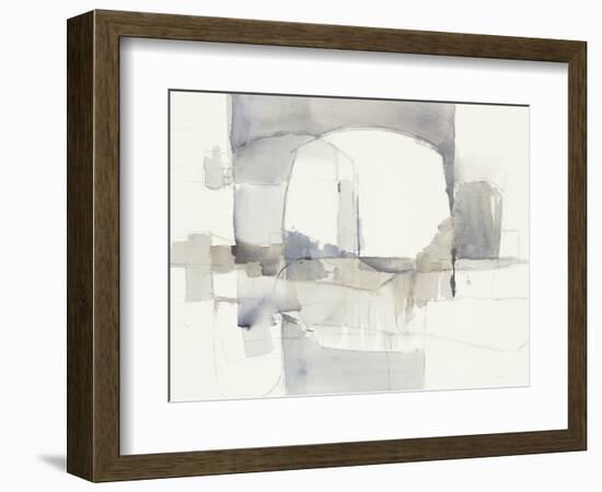 Improvisation I Gray Crop-Mike Schick-Framed Premium Giclee Print