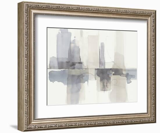 Improvisation II Gray Crop-Mike Schick-Framed Premium Giclee Print