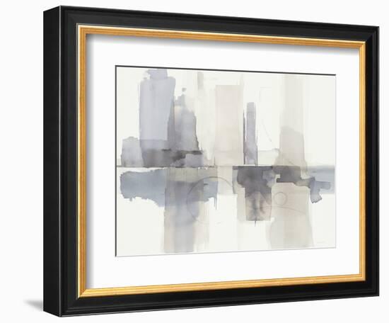 Improvisation II Gray Crop-Mike Schick-Framed Premium Giclee Print