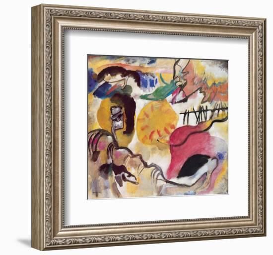 Improvisation No. 27 (The Garden of Love), c.1912-Wassily Kandinsky-Framed Premium Giclee Print