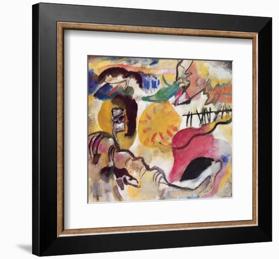 Improvisation No. 27 (The Garden of Love), c.1912-Wassily Kandinsky-Framed Premium Giclee Print