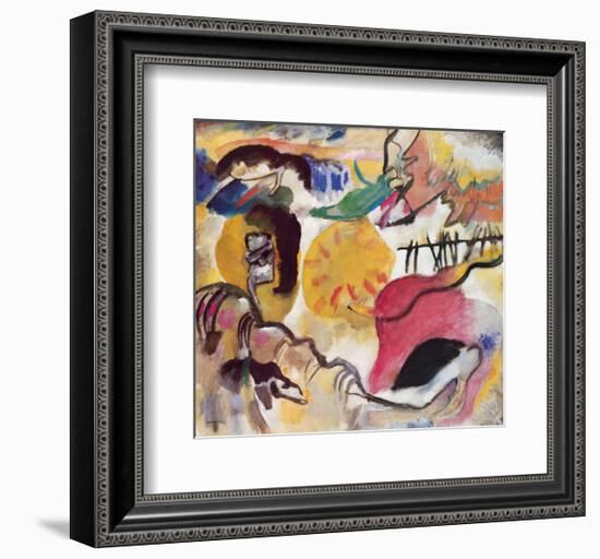 Improvisation No. 27 (The Garden of Love), c.1912-Wassily Kandinsky-Framed Premium Giclee Print