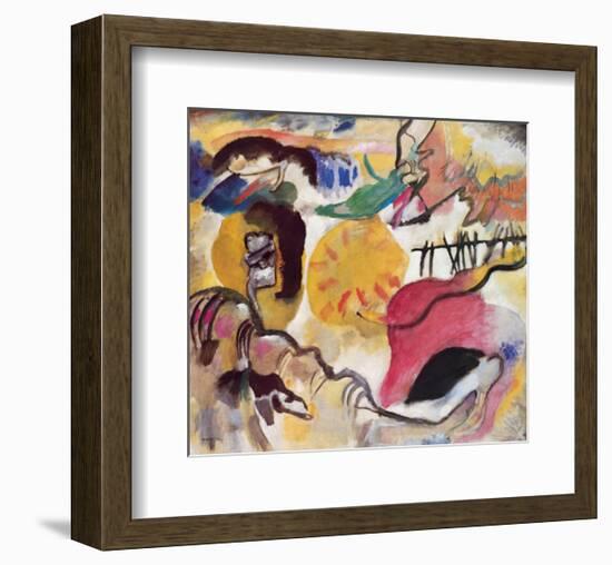 Improvisation No. 27 (The Garden of Love), c.1912-Wassily Kandinsky-Framed Premium Giclee Print