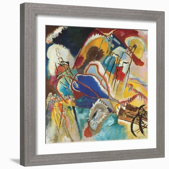 Improvisation No. 30 (Cannons), 1913-Wassily Kandinsky-Framed Giclee Print